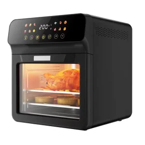 Home Use Visible Triple Oven Air Fryer Large Capacity Intelligent Touch Screen Multi Functional Electric Convection Grill