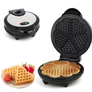 Home Waffle Maker Love Type Waffle Maker Multi Functional Breakfast Machine Stainless Steel Non Stick Waffle Maker