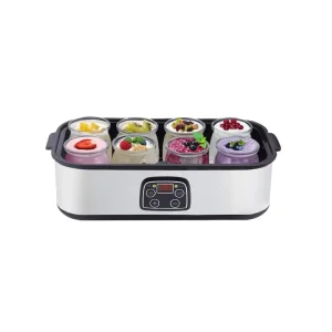 Home Yogurt Maker Electric Mini Yogurt Maker with Stainless Steel Strainer Liner and Temperature Control