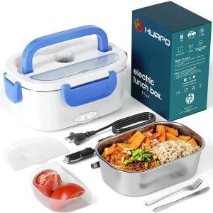 Home and Car Use Safe Stainless Steel Portable Electric Lunch Box Food Warmer Self Heat Electric LunchBox