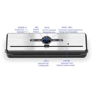 Home and Kitchen Vacuum Packing Sealing Machines Food Plastic Sealer