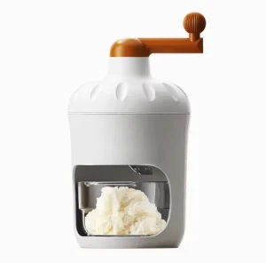 Home small hand cranked shaved ice machine stall unplugged commercial manual summer snow continuous slushy ice crusher