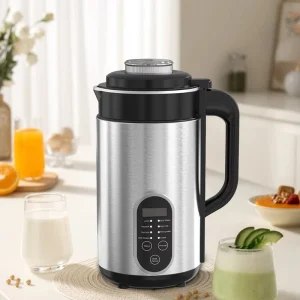 Homemade Almond Oat Soy Plant Based Milk and Dairy Free Beverages Self Cleaning Filter Free Automatic Nut Milk Maker