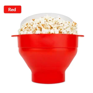 Homemade Kitchen Large Microwave Popcorn Maker Collapsible Popcorn Bowl Silicone Popcorn Maker