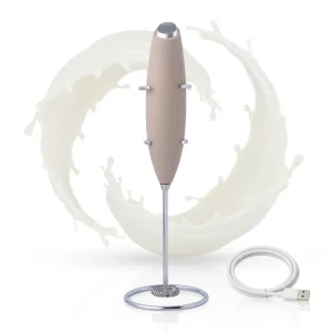 Homeuse Cafe Electric Milk Frother Rechargeable Handheld Cake Baking Mixer Coffee Blender Egg Beater Milk Frother