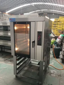 Hot Air Convection Gas/Electric 5/8/12 Trays Oven Convection Baking Oven with Stainless Steel Rack in Stock
