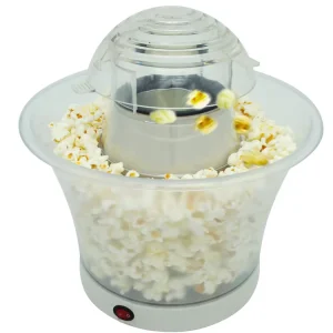 Hot Air Electric Popcorn Popper Maker Machine with Measuring Cup and Removable Lid
