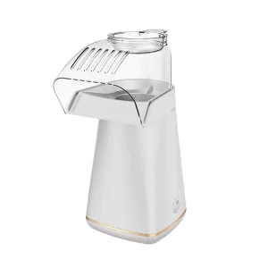 Hot Air Popcorn Poppers with Measuring Cup and Top Lid 1200W Electric Popcorn Maker Low Fat No Oil