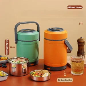 Hot Food Container Thermal Box for Office School USB Electric Self Heating Lunch Box