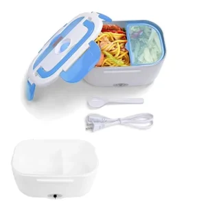 Hot Fresh Portable Electric Heating Lunch Box Food Grade Food Container Food Warmer for Kids 4 Buckles Dinnerware