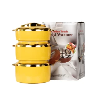 Hot Pot Set with Vacuum Lunch Box Food Warmer Casserole Cookware Metal Lid for Electric Gas Induction Stove