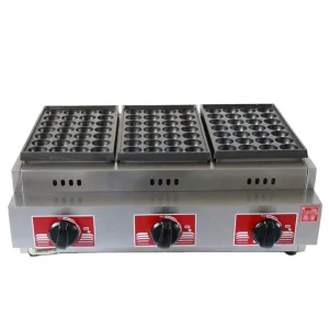 Hot Selling 84 Holes Automatic Takoyaki Maker Fish Ball Barbecue Oven Takoyaki Machine for Stainless Steel