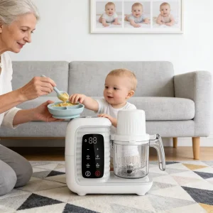 Hot Selling Electric Baby Food Steamer and Chopper in Stainless Steel for Baby Food Processor Maker