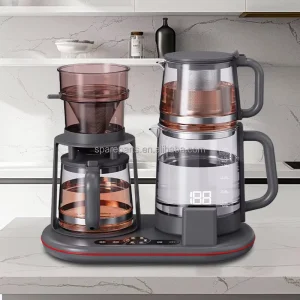 Hot set Big Size Electric Kettle Heating Household Insulated Water Heating Kettle 3 in 1 Tea Maker Combine with Drip Coffee