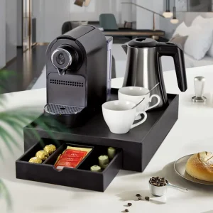 Hotel Grade 3 in 1 110V Automatic Espresso Machine Cappuccino & Coffee Maker with Other Capsule Features