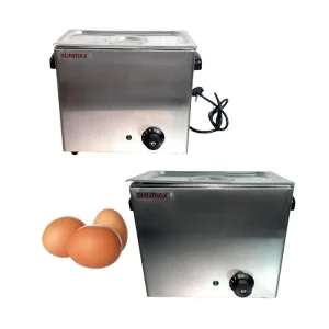 Hotel Grade Stainless Steel Automatic Electric Egg Boiler and Steamer with 8 Egg Capacity and Auto Shut Off