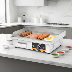 Hotel Restaurant Commercial Electric Griddle Pancake Stove Desktop School Catering Service Baking Equipment