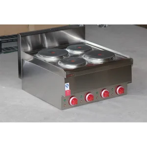 Hotel Restaurant Kitchen Equipment Supplies Stainless Steel Heating Electric Cooking Range 4 Hot Plate Cooker