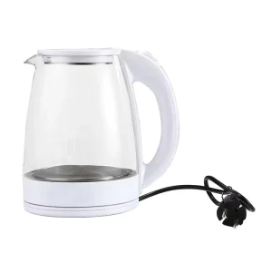 Hotel Room White Glass Kettle 2L Electric Kettle