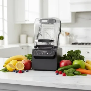 Hotel Smoothie Blender 2795W High Power Touch Panel ABS Shell Multifunctional Ice Crushing Food Processor 2L Capacity