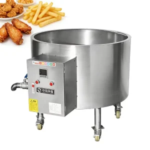 Hotels and Restaurants Commercial Deep Fryer Electric Stainless Steel Material 2400W