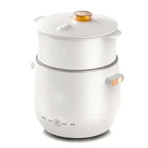 Household 1.8L Modern Mini Multi Rice Cooker Nonstick Coating Stainless Steel Digital Timer Control Electric Skillet Cooking Pot