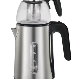 Household 1.8L Stainless Steel Manual Electric Kettle Temperature Control Keep Warm Cordless 1500W 360 Rotational Base Boil Dry