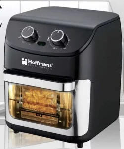 Household 15L Air Fryer 220V 2400W Visible Window Digital Control PTFE Non-Stick Stainless Steel Oven West Africa