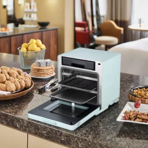 Household 15L Large Capacity Multi function Baking Machine Air Fryer Oven Cake Multi purpose Steam Air Fryer Oven