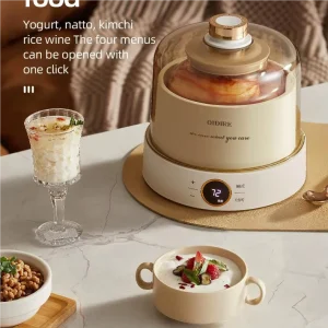 Household 1L Capacity Automatic Yogurt Maker Machine Kitchen Appliances with Glass