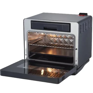 Household 20L Stainless Steel Led Digital Screen Temperature Control Electric Steam Air Fryer Oven