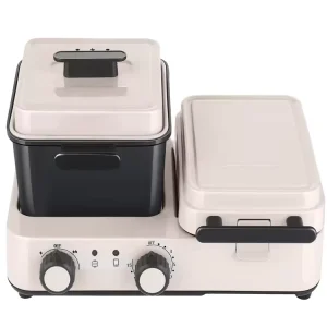 Household 3 in 1 Breakfast Maker Steam Cooking Machine Electric Sandwich Maker Fryer Pan