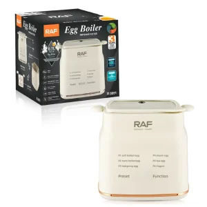 Household 300W 0.7L Egg Cooker 6 Function Automatic Rapid Time Adjustable Electric Egg Boiler