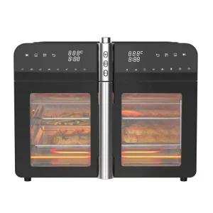 Household 36L XL Programmable Stainless Steel Digital Air Fryer Oven with 16 Preset Cooking Modes Color Digital Touch Screen