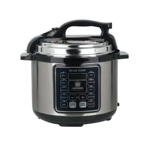 Household 6L Electric Rice Cooker Smart Stainless Steel Cooker Non-Stick Electric Rice Cooker with LED Digital Screen