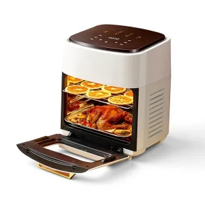 Household Air Fryer Potato Chip Machine Electric Oven with Touch Display Oil Free 360 Heating