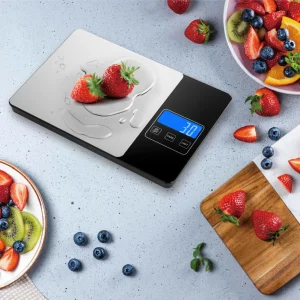 Household Bakery Lcd Display Stainless Steel Electronic Digital Food Nutritional Scale Smart Kitchen Scale with Nutrition App