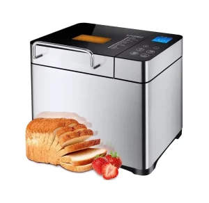 Household Bread Machine Makers with LED Display 17 19 Automatic Programs Bread Size Selection 500 750 1000G 1.0LB 1.5LB 2.0LB