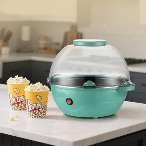 Household Children’s Electric Popcorn Machine Non Commercial Oil Addable Sugar Addable 850W 12 Month Warranty