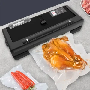 Household Commercial Electric Small Vacuum Food Sealer with Food Container Sealing Semi Automatic Low Noise Packaging Machine