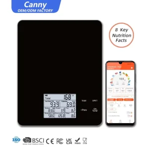 Household Digital Smart Food Scale With Nutritional Calculator Kitchen Calorie Scale
