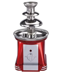 Household Electric Chocolate Fountain Chocolate Fondue Fountain with 3 Tiers Stainless Steel Tower