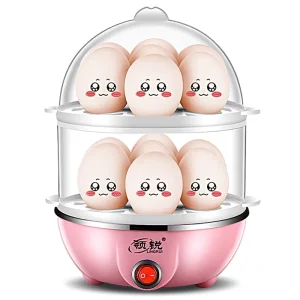 Household Electric Egg Cooker Customized Mini Steamer for Hard Boiled Eggs Automatic Kitchen Cooking Tool
