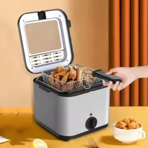 Household Electric Fryer 2.5 Liters Single Tank Single Basket Deep Fryer Factory Price