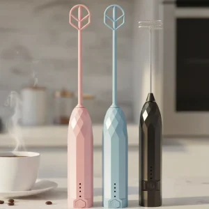 Household Electric Handheld Milk Frother Device Coffee Frother Mixer Machine Stirring Rod Portable Electric Milk Frotherer