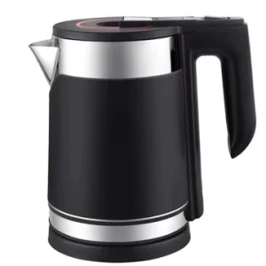 Household Electric Kettle Portable Stainless Steel Food Grade Double Layer Anti Scalding Automatic Cordless for Home Use