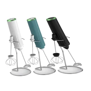 Household Electric Low Power Coffee Milk Frother Handheld Wireless Milk Egg Beater Blender Adjustable Speed Settings No Controls