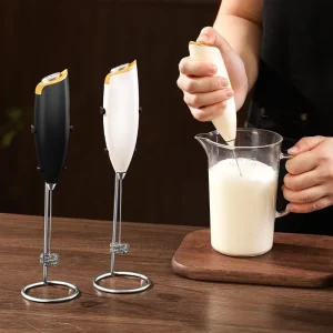 Household Electric Milk Frother Automatic Function Durable Plastic Housing for Cafe Milk Stirring Milk Stirrer