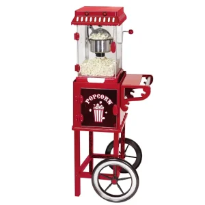 Household Electric Popcorn Carts Popcorn Maker with Cart