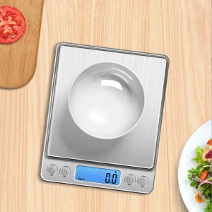 Household Electronic Kitchen Scale LCD Backlight Display 500g 0.01g Mini Precision Digital Gram Jewelry Scale